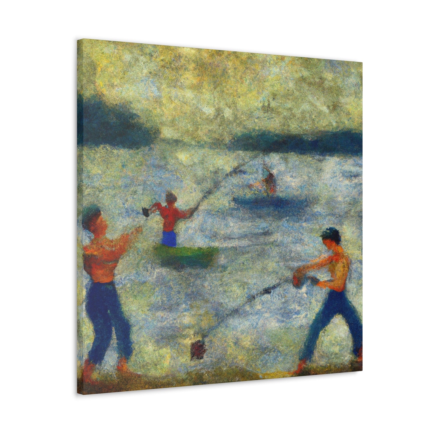 Fishing on the Banks - Canvas