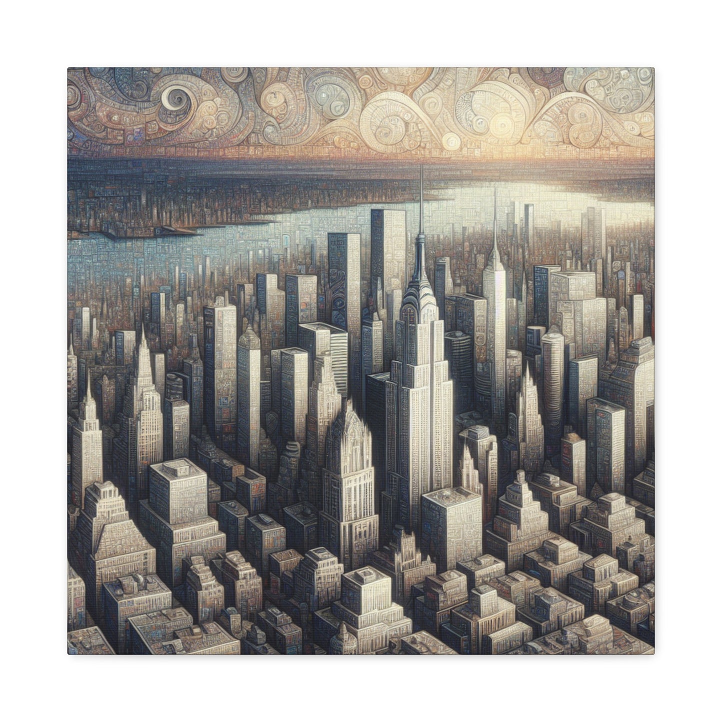 City of Concrete Dreams - Canvas