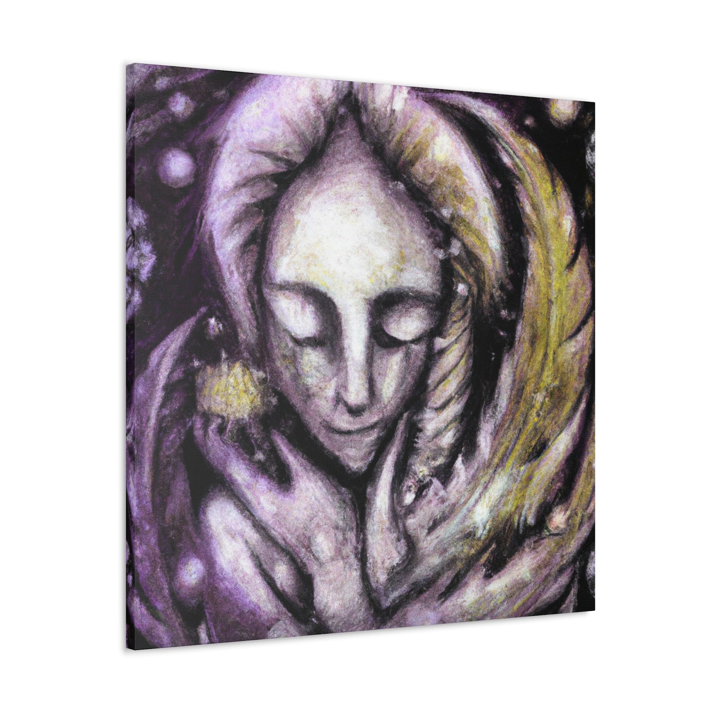 Elf in Blossoms. - Canvas