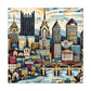 "Pittsburgh's Rustic Harmony" - Canvas