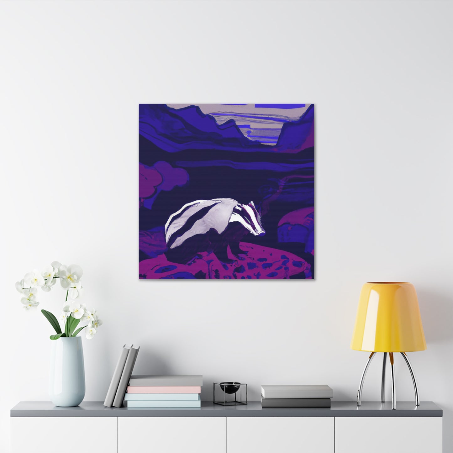 Badger's Magical Journey - Canvas