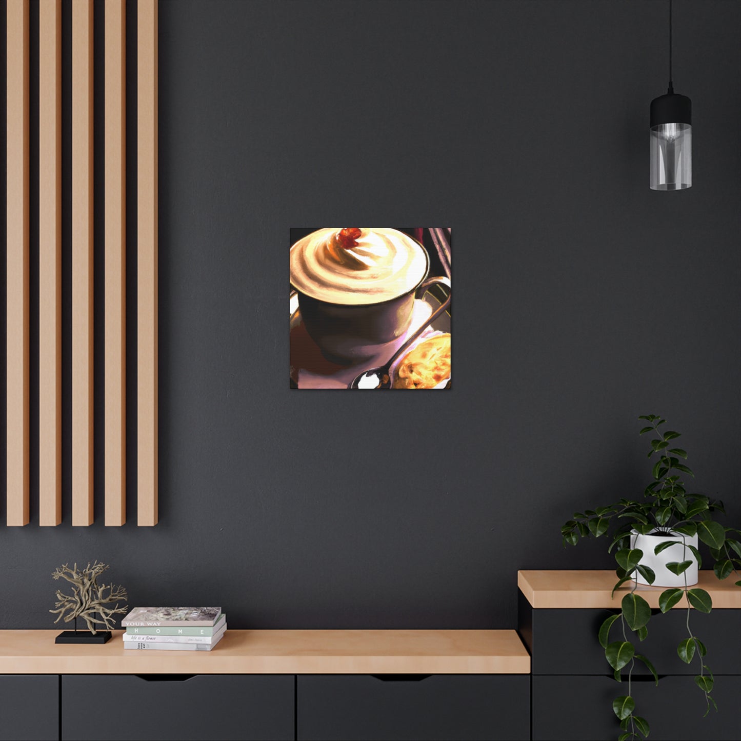 Cafe Cappuchino Splendor - Canvas