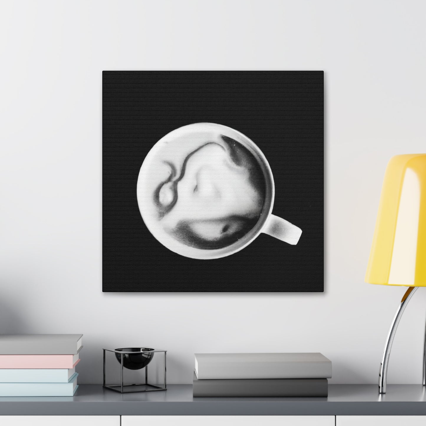 "Cappucino Minimalism Art" - Canvas