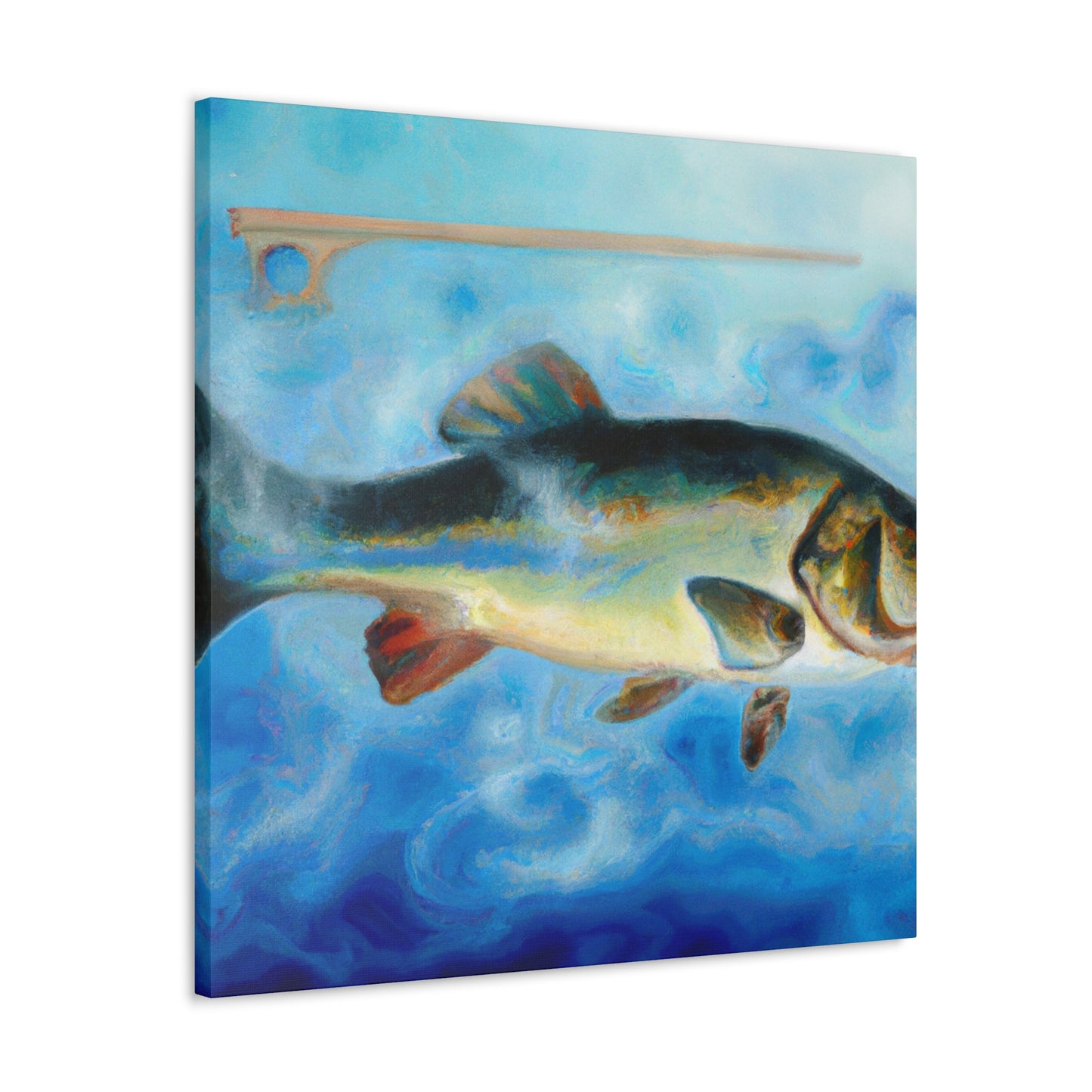 Bass in Hyperrealism - Canvas