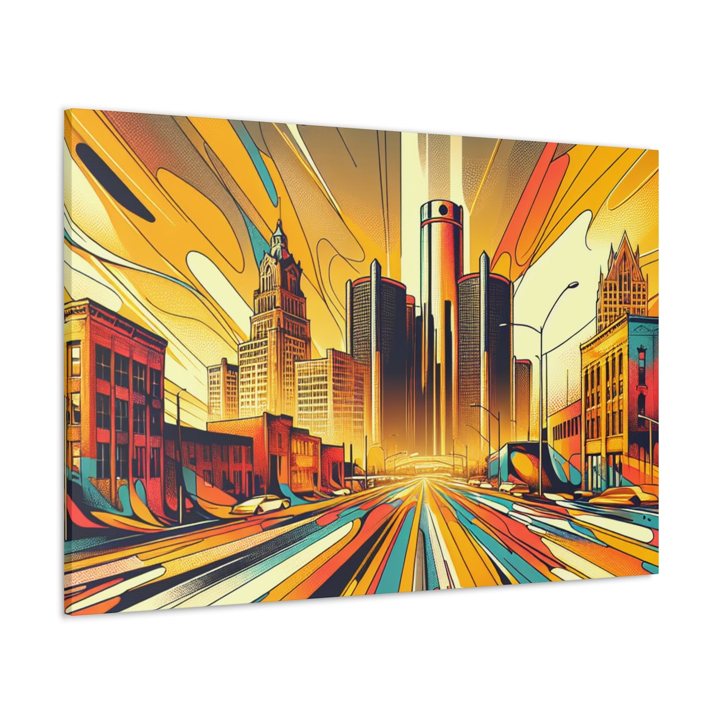 "Motor City Dreamscape" - Canvas