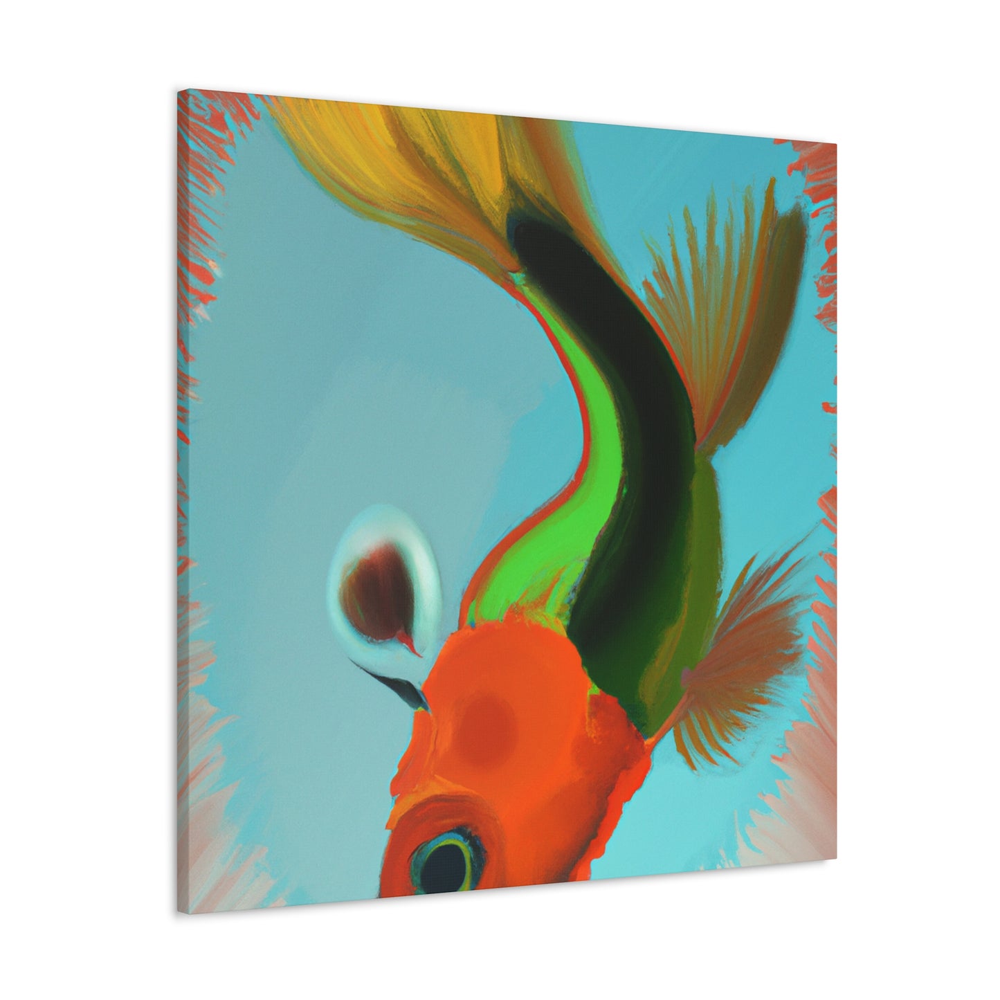 "Killifish in Twilight". - Canvas