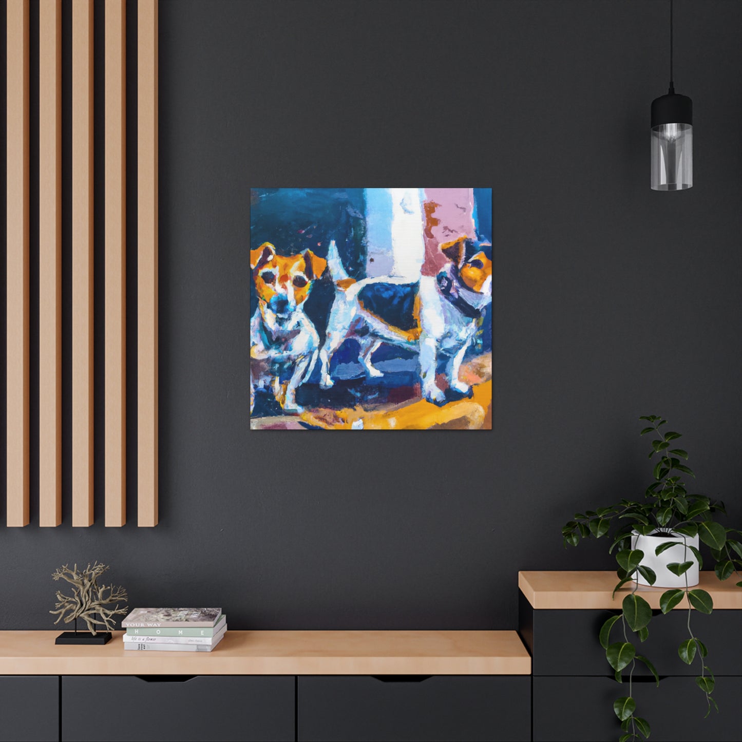 Jack Russell Masterpiece - Canvas