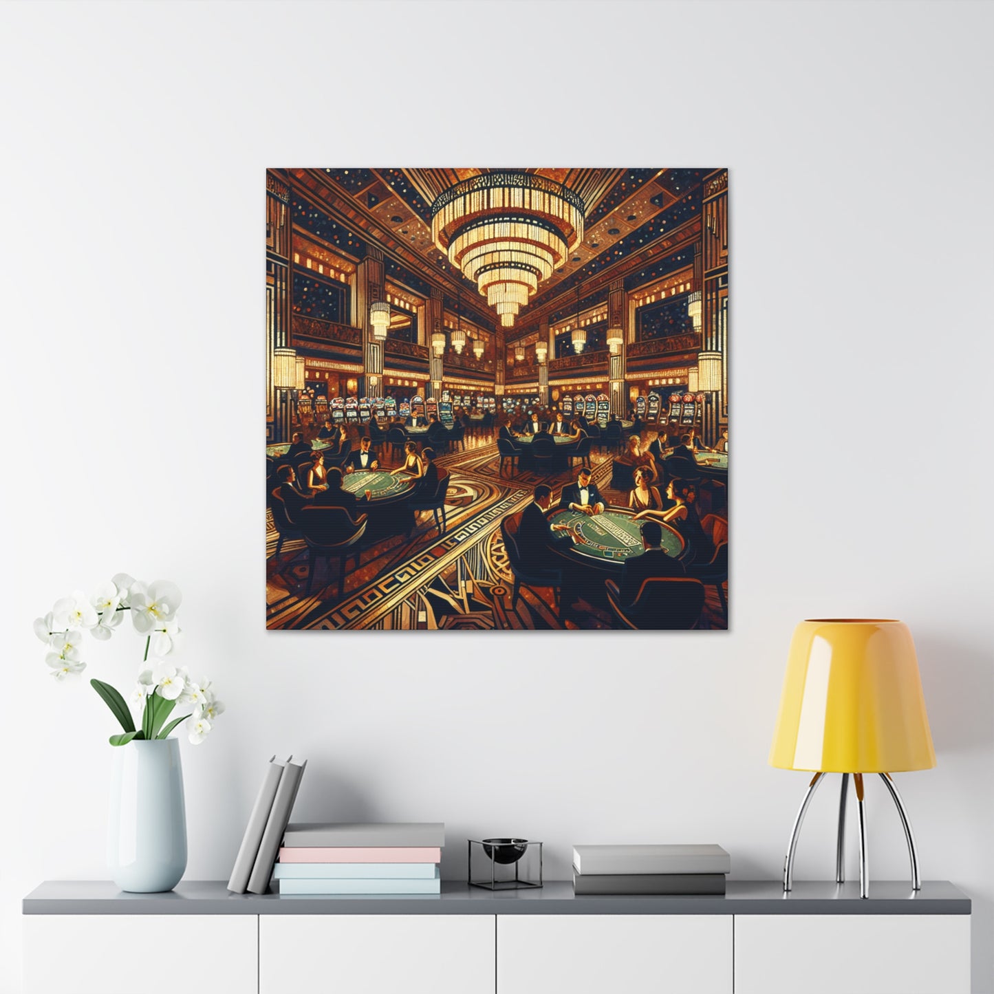 Golden Game Halls - Canvas