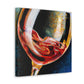 Glass of Fruity Wine - Canvas