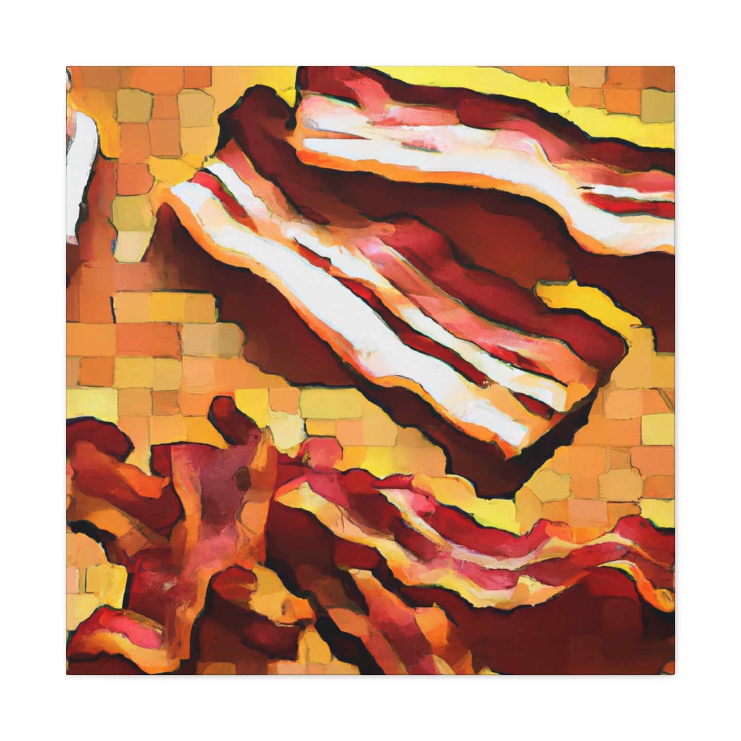 Bacon in Art Deco - Canvas