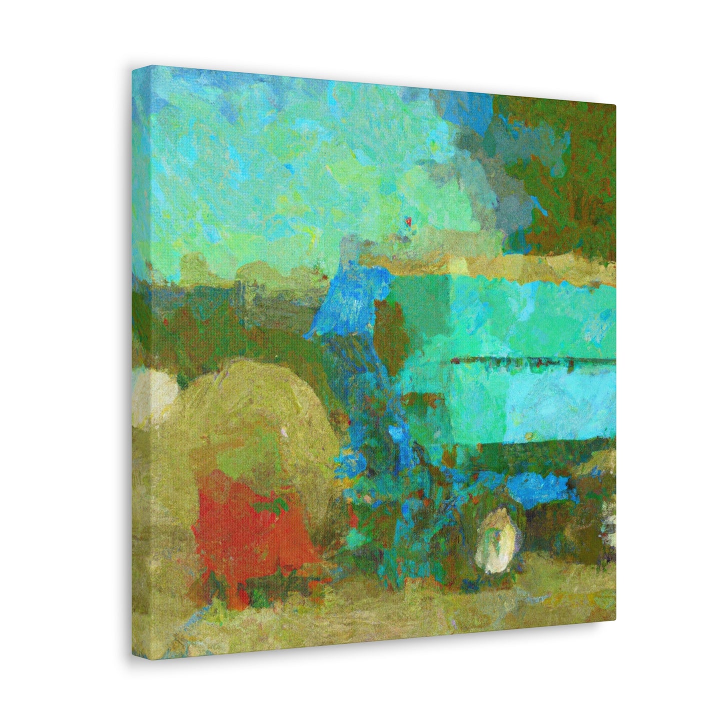 "Baler in the Hayfield" - Canvas