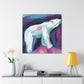 Polar Bear in Motion - Canvas