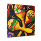 Mariachi's Joyful Maracas - Canvas