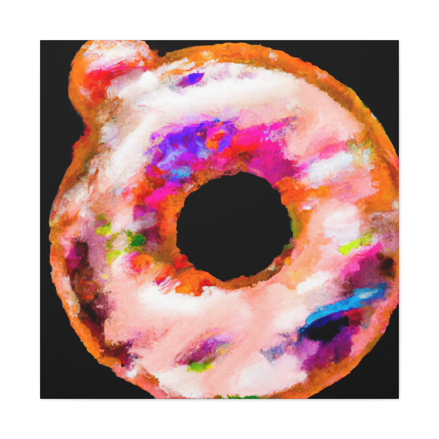 "Doughnut Fauvist Dream" - Canvas