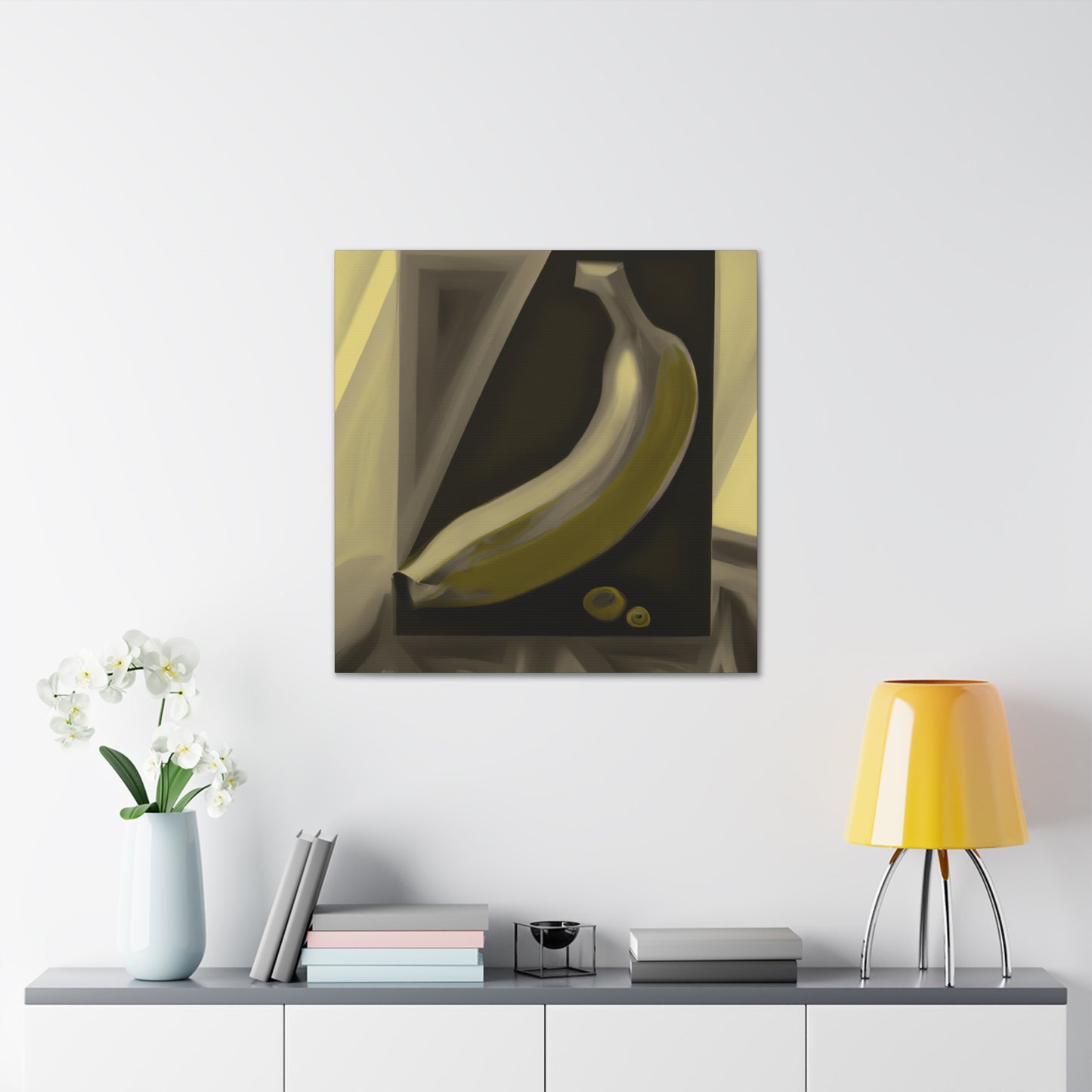 "Bananna Deco Delight" - Canvas