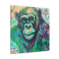 "Chimpanzee Dreamscape" - Canvas