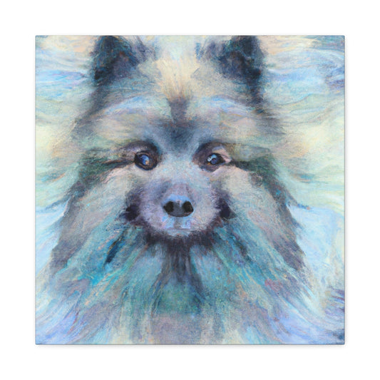 Keeshond's Hyperrealism - Canvas