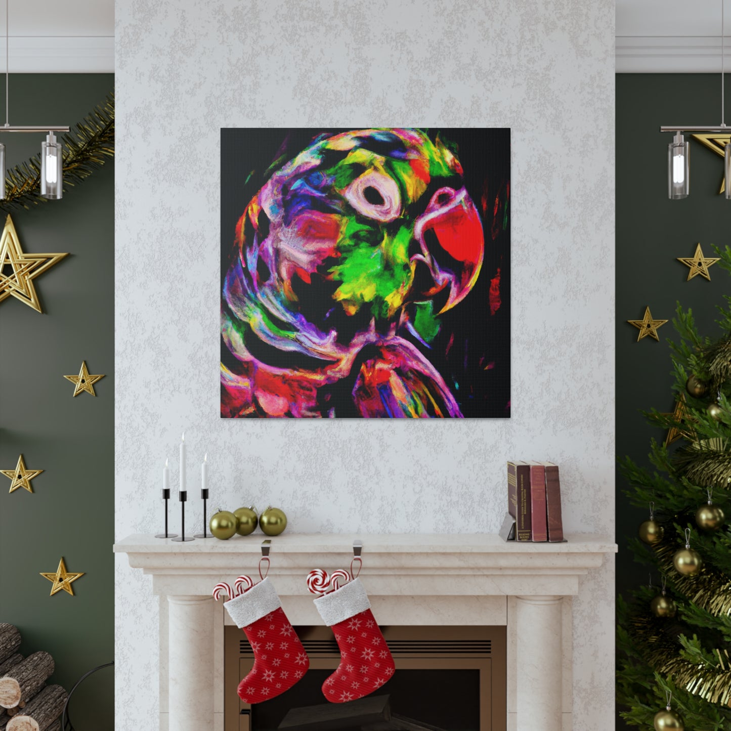 Bright Conure Delight - Canvas