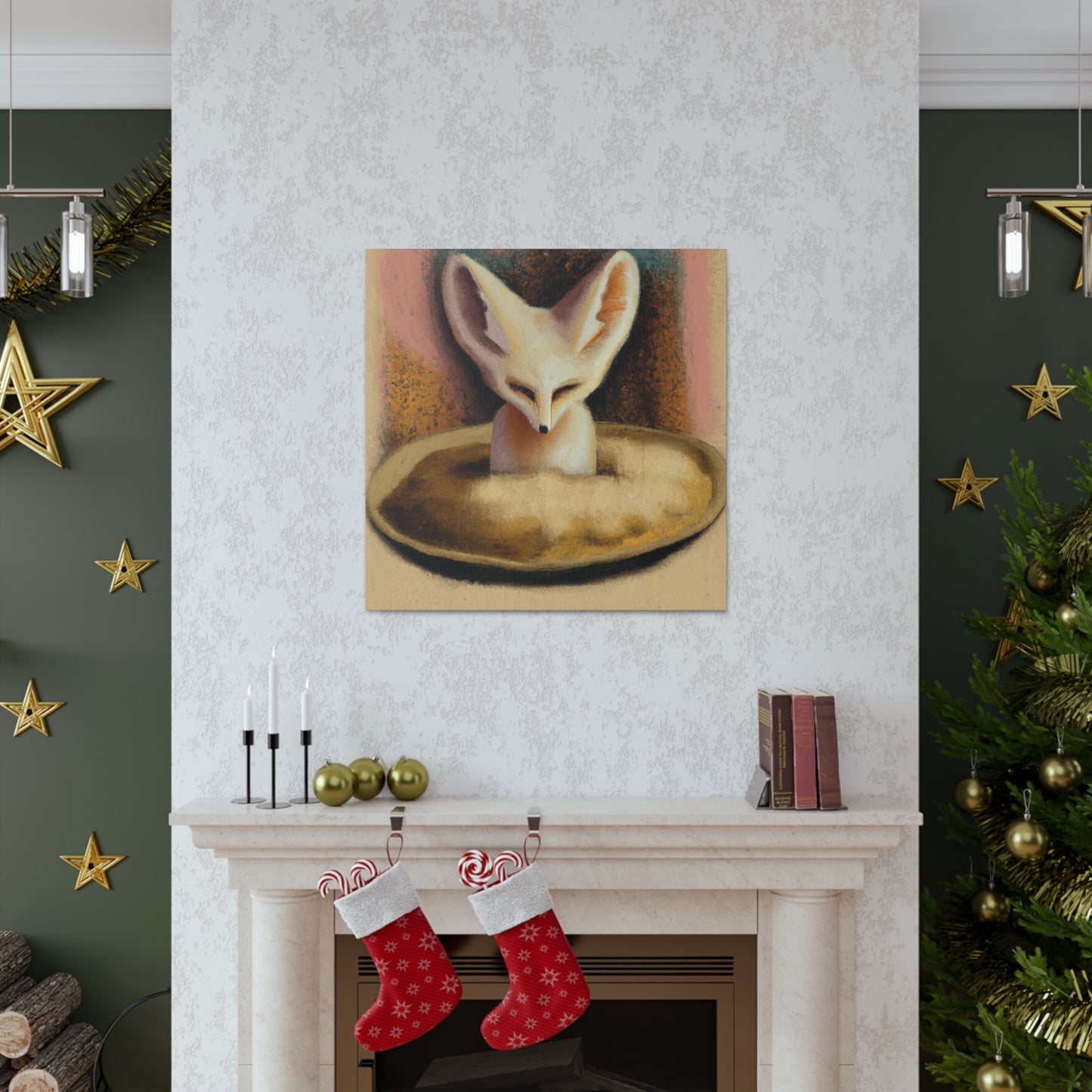 Fennec Fox Dreamscape - Canvas