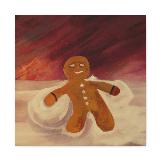 Gingerbread Man Dreamscape - Canvas