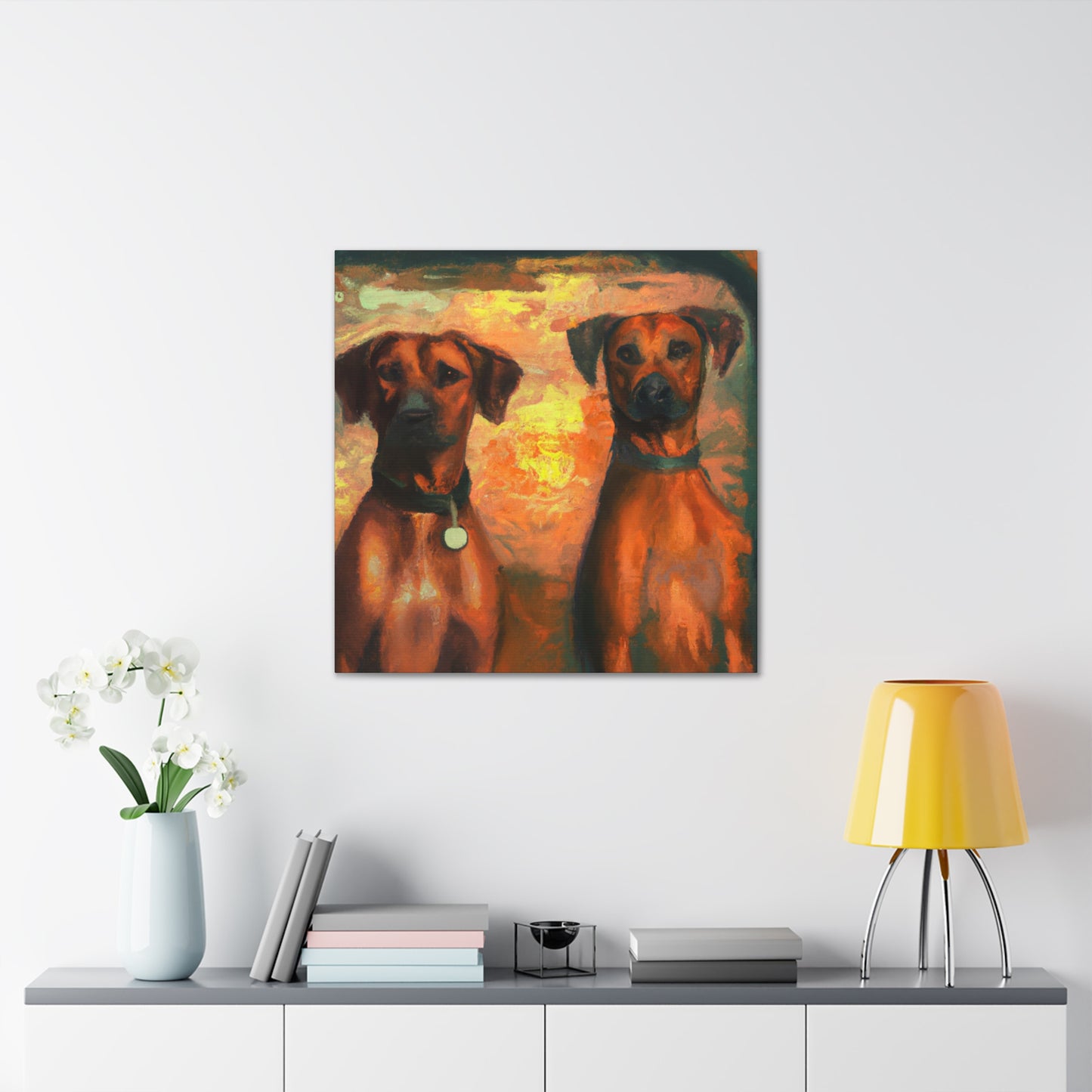 "Ridgeback in Surrealism" - Canvas