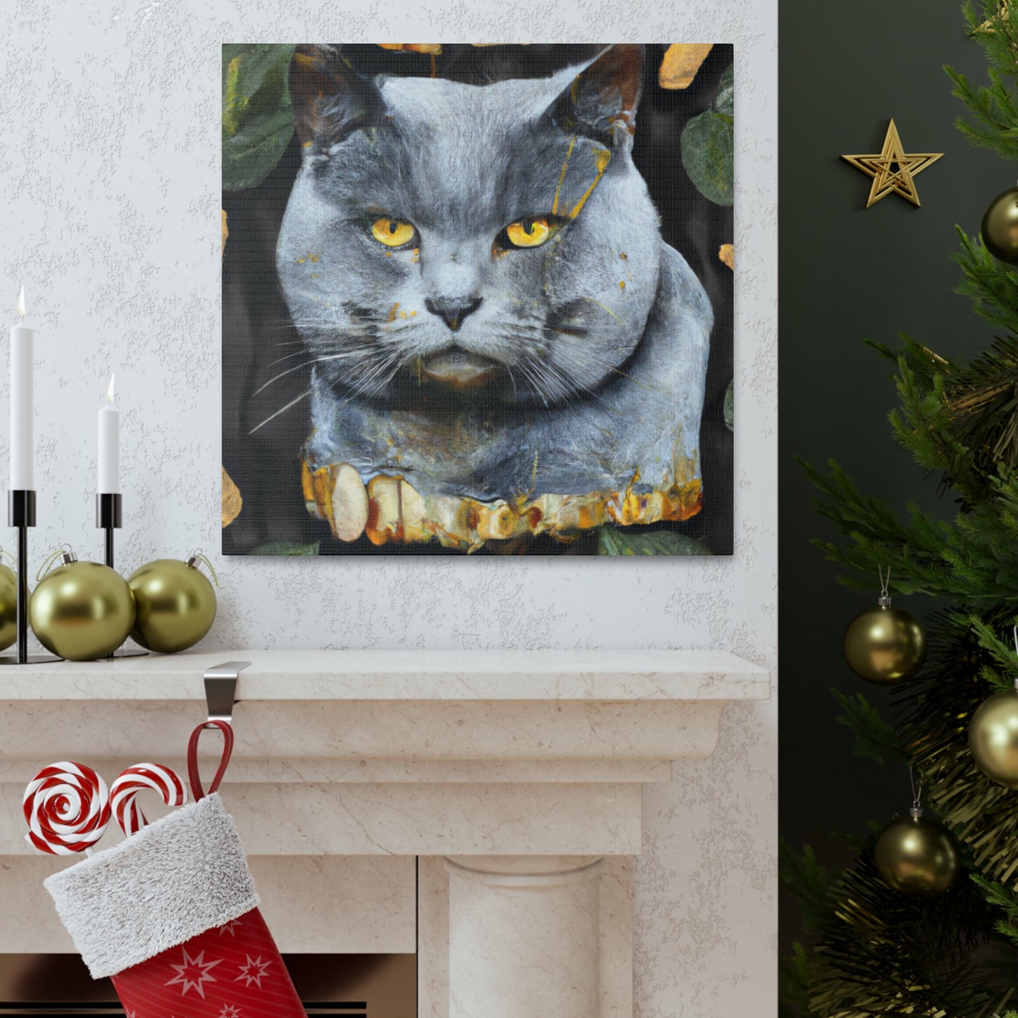 "Purrfect British Shorthair" - Canvas