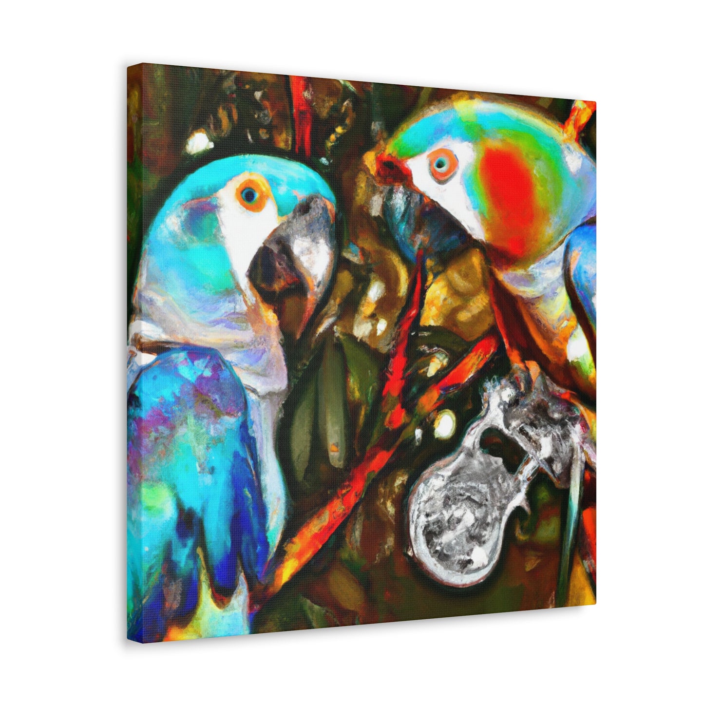 Macaws in Dreamland - Canvas