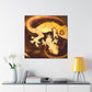 "Crested Gecko Dreamscape" - Canvas