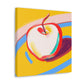 "Apple - Simplified Minimalism" - Canvas