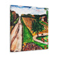 "Rural Roadscape Painting" - Canvas