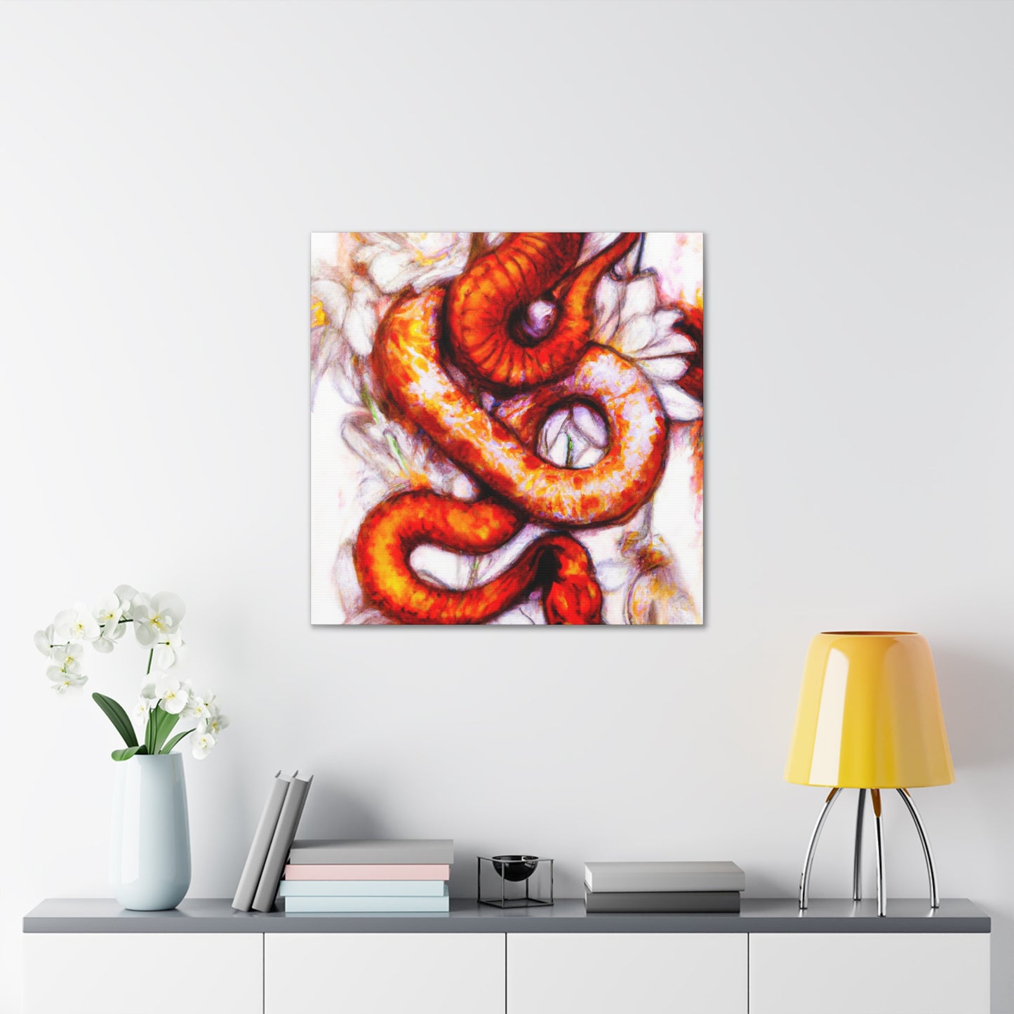 "Corn Snake Impressions" - Canvas