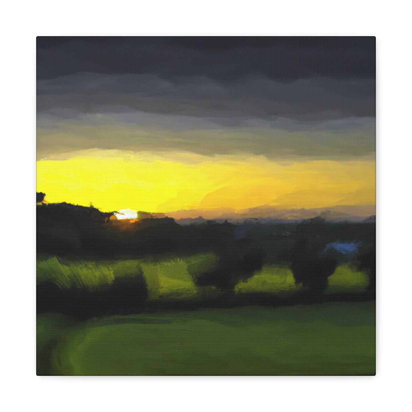 Countryside at Dawn - Canvas