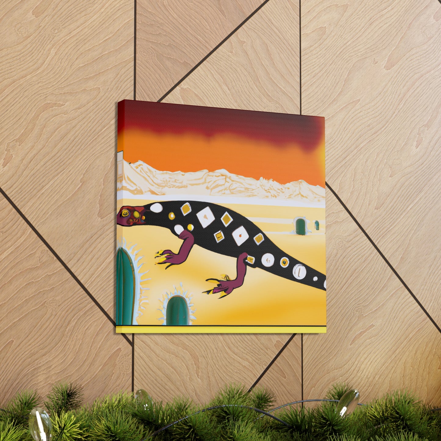 "Gila Monster Glamour" - Canvas