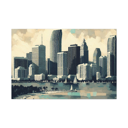 "Luminous Miami Landscape" - Canvas