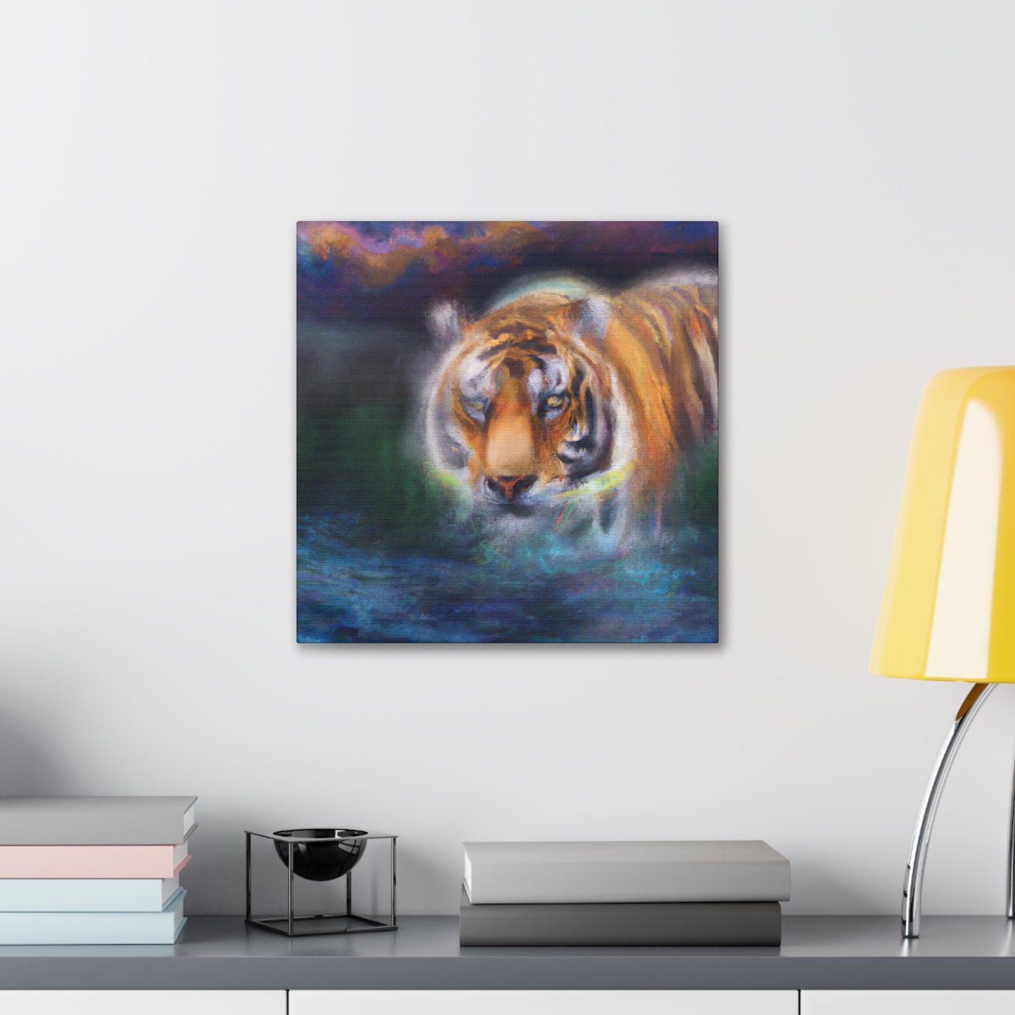 Tiger Roaring Redux - Canvas