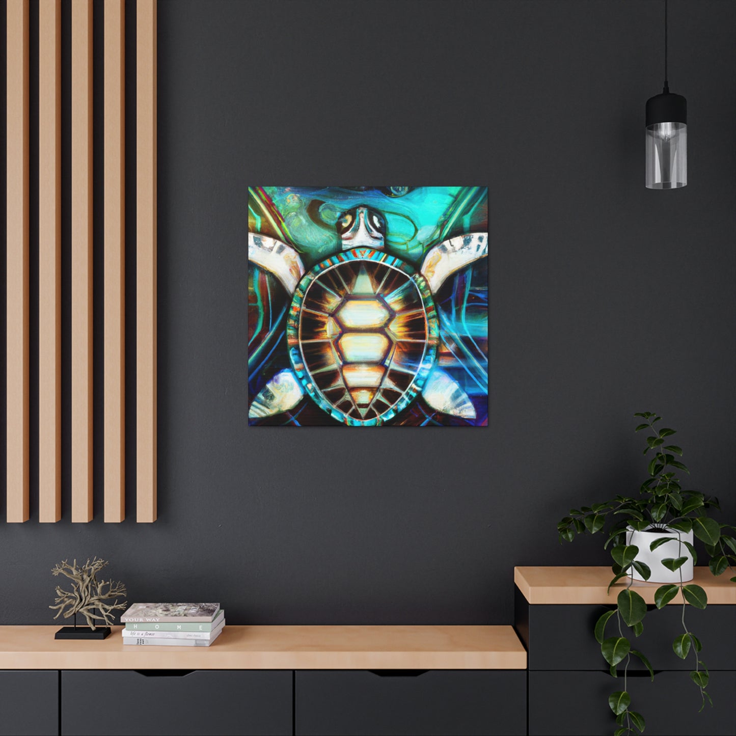 Sea Turtle Regalia. - Canvas