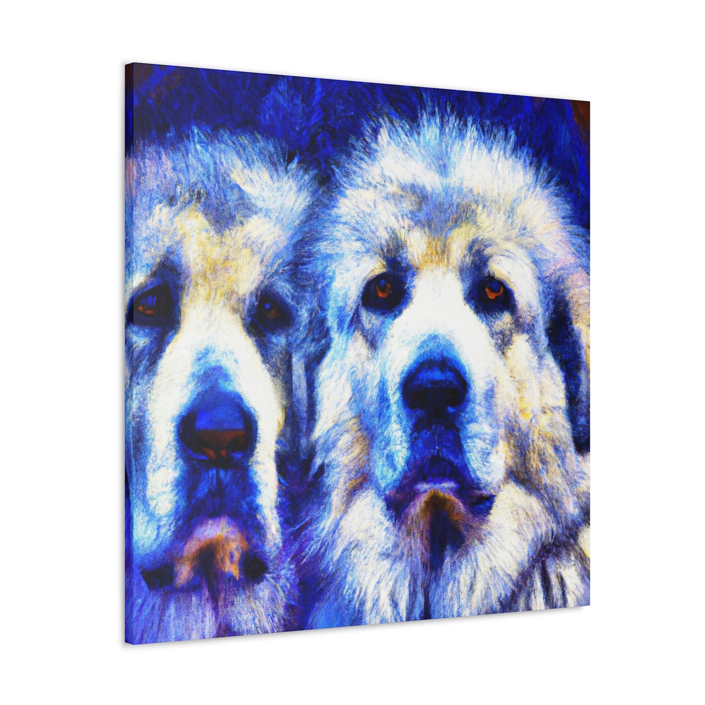 "Majesty of Great Pyrenees" - Canvas