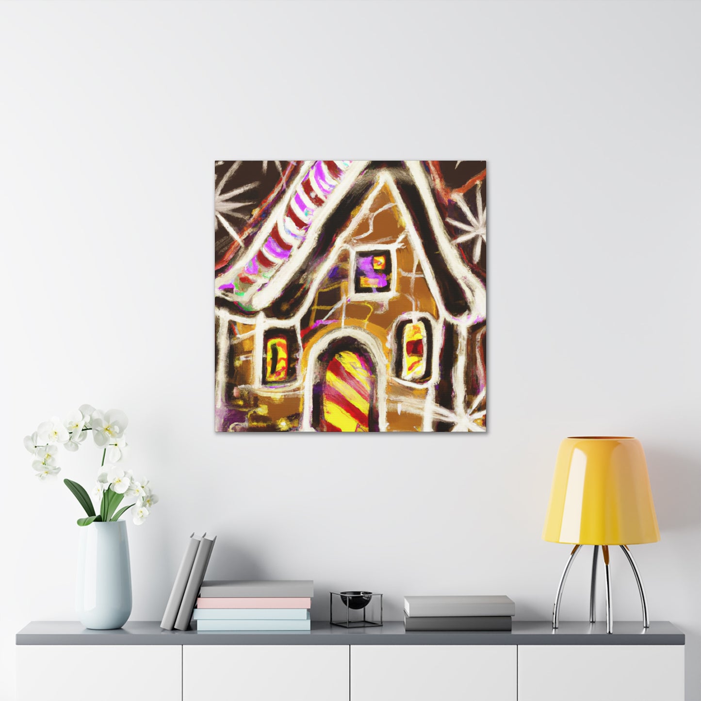 Gingerbread Dream House - Canvas