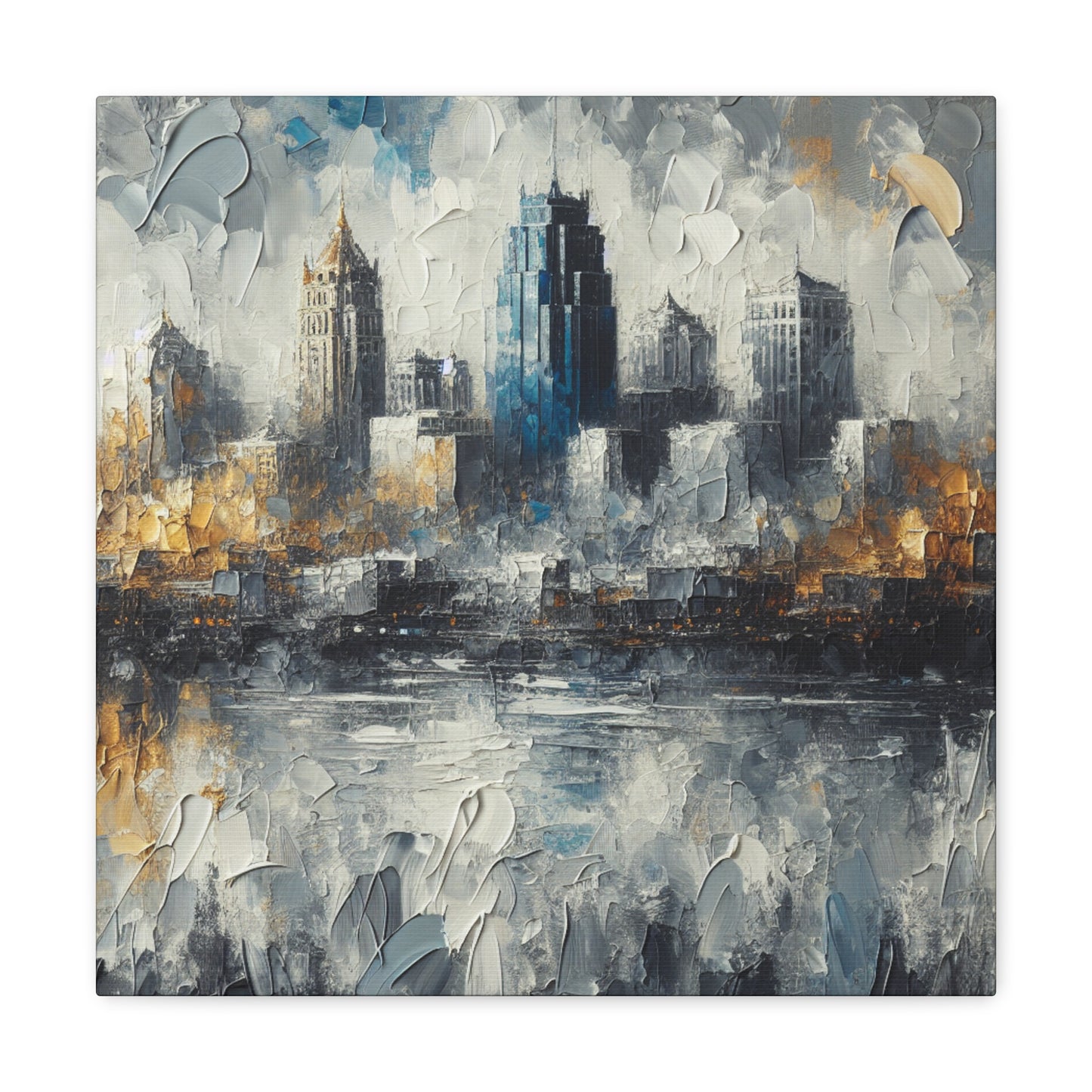 "Urban Symphony Unveiled" - Canvas