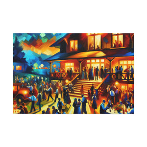 Euphoric Garden Gathering - Canvas