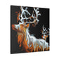 Reindeer in Repose - Canvas