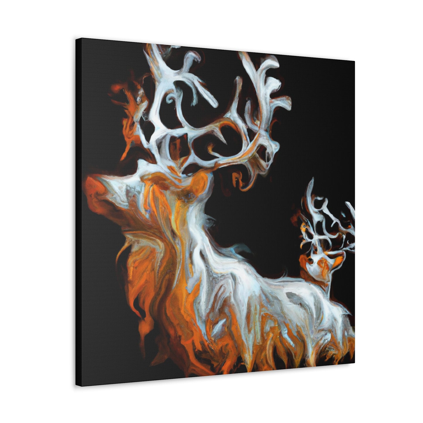 Reindeer in Repose - Canvas