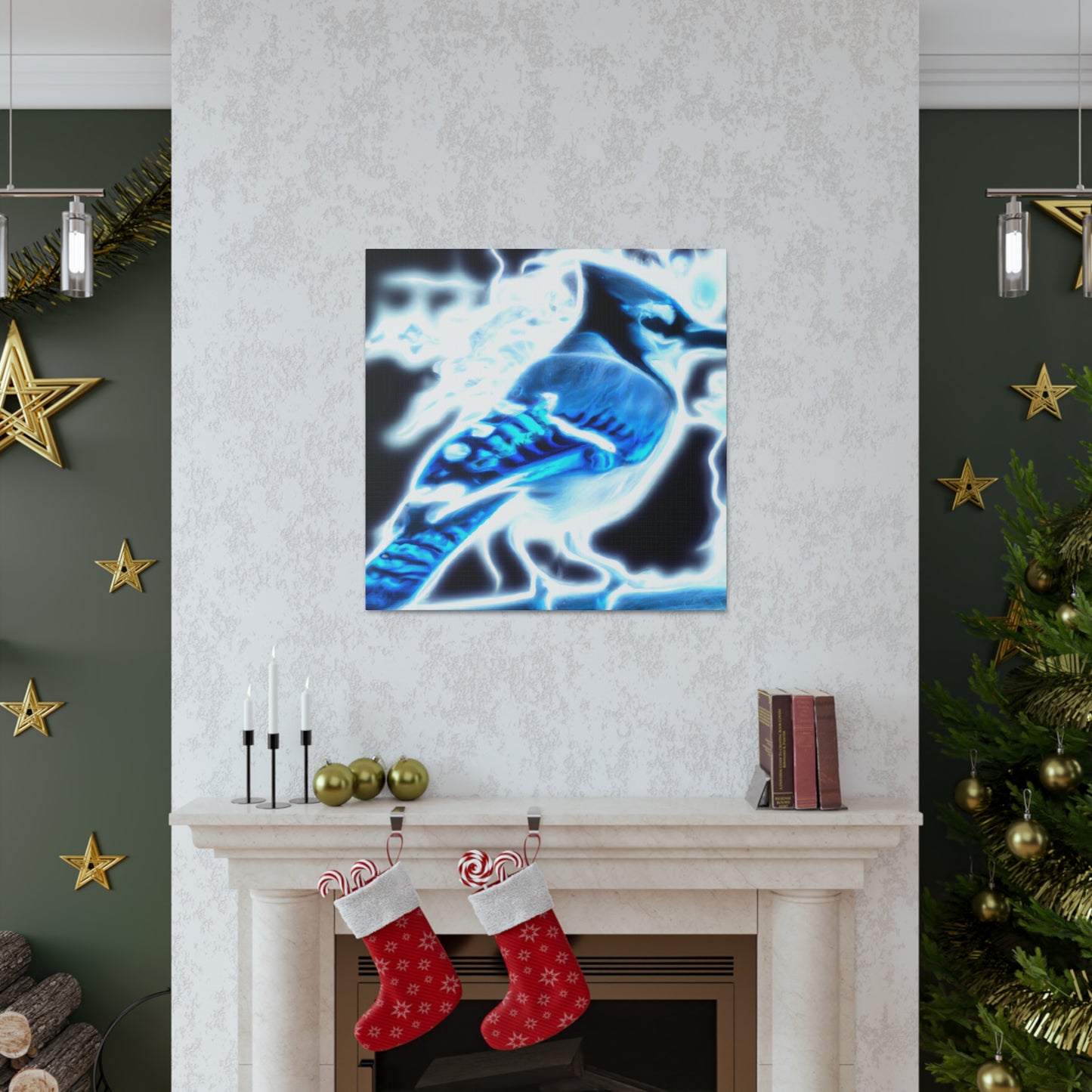 "Blue Jay's Surreal Dream" - Canvas