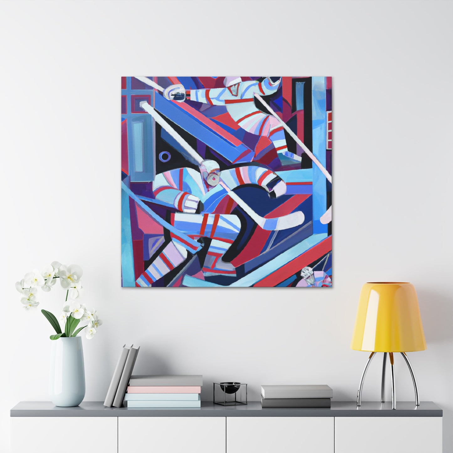 "Hockey's Art Deco" - Canvas