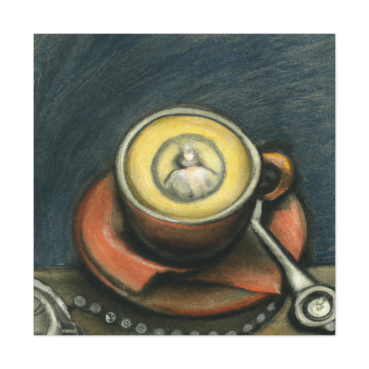 Cappuchino in Steampunk - Canvas