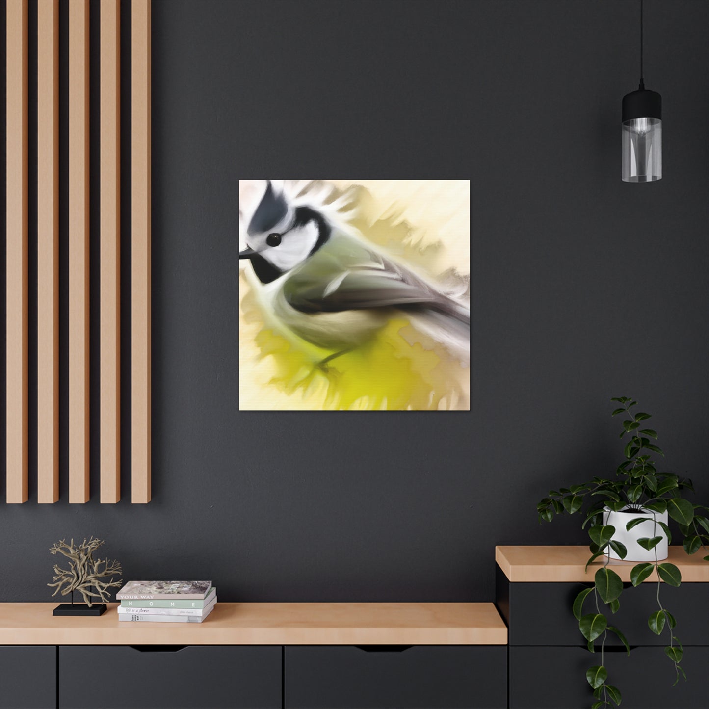 "Titmouse Tufted Majesty" - Canvas