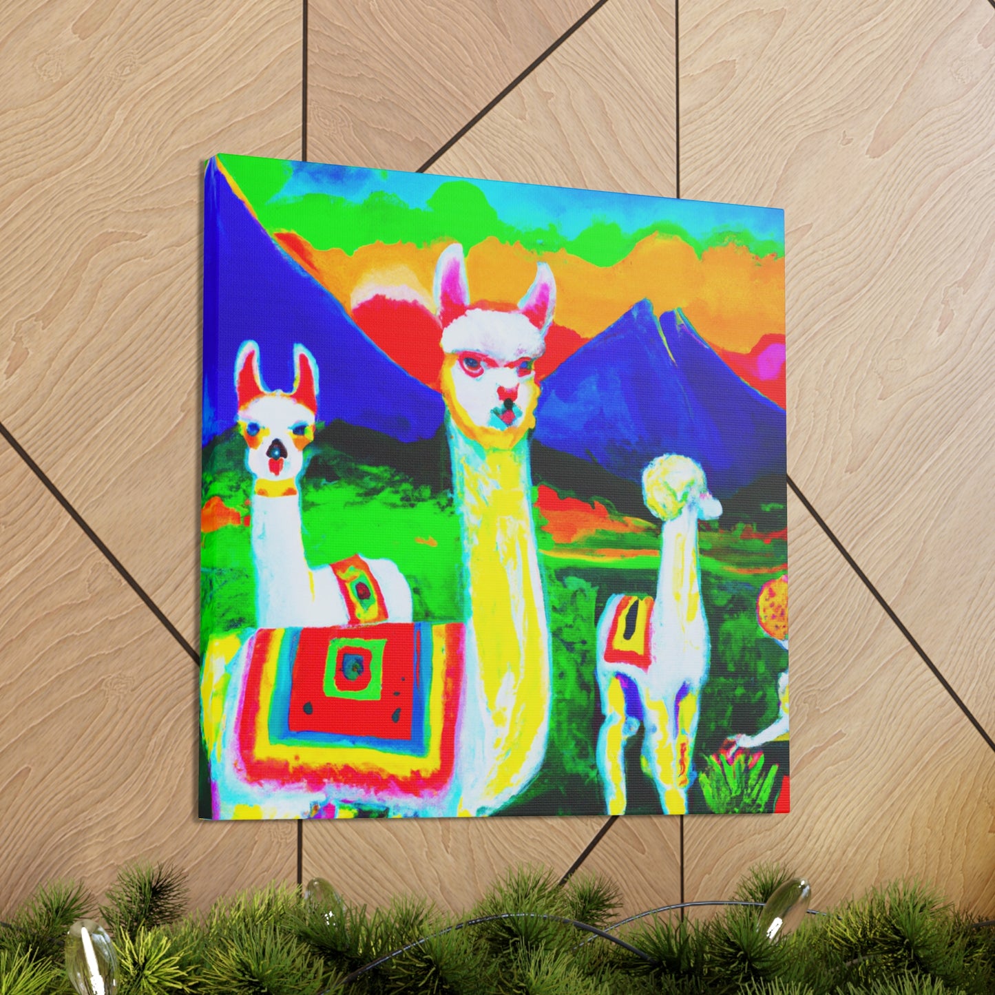 Alpaca In Dreamsland - Canvas