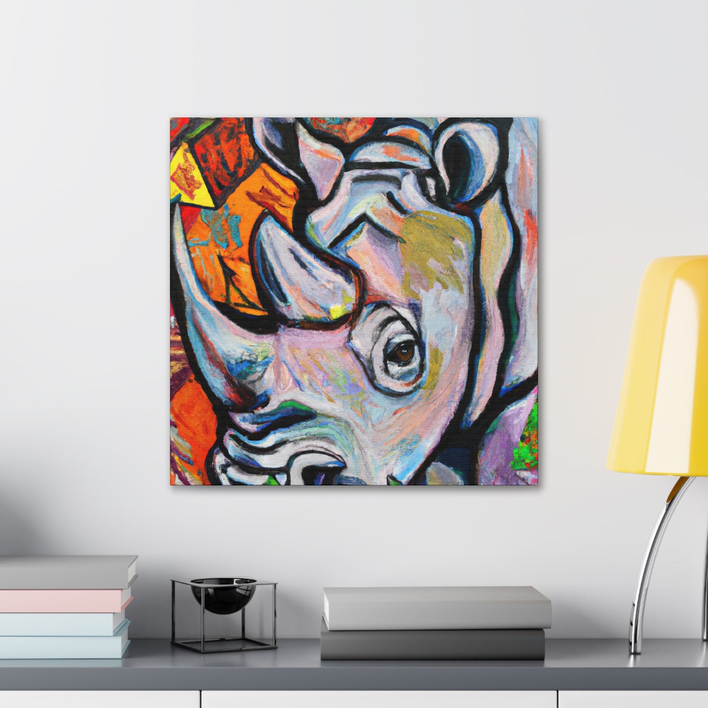 Rhinoceros Majestic Beauty - Canvas