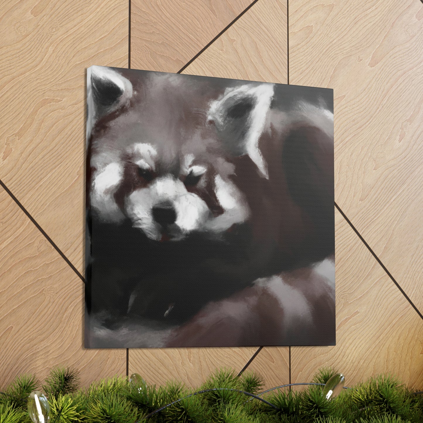 Red Panda Splendor - Canvas