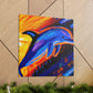 Dolphin in Fauvism - Canvas